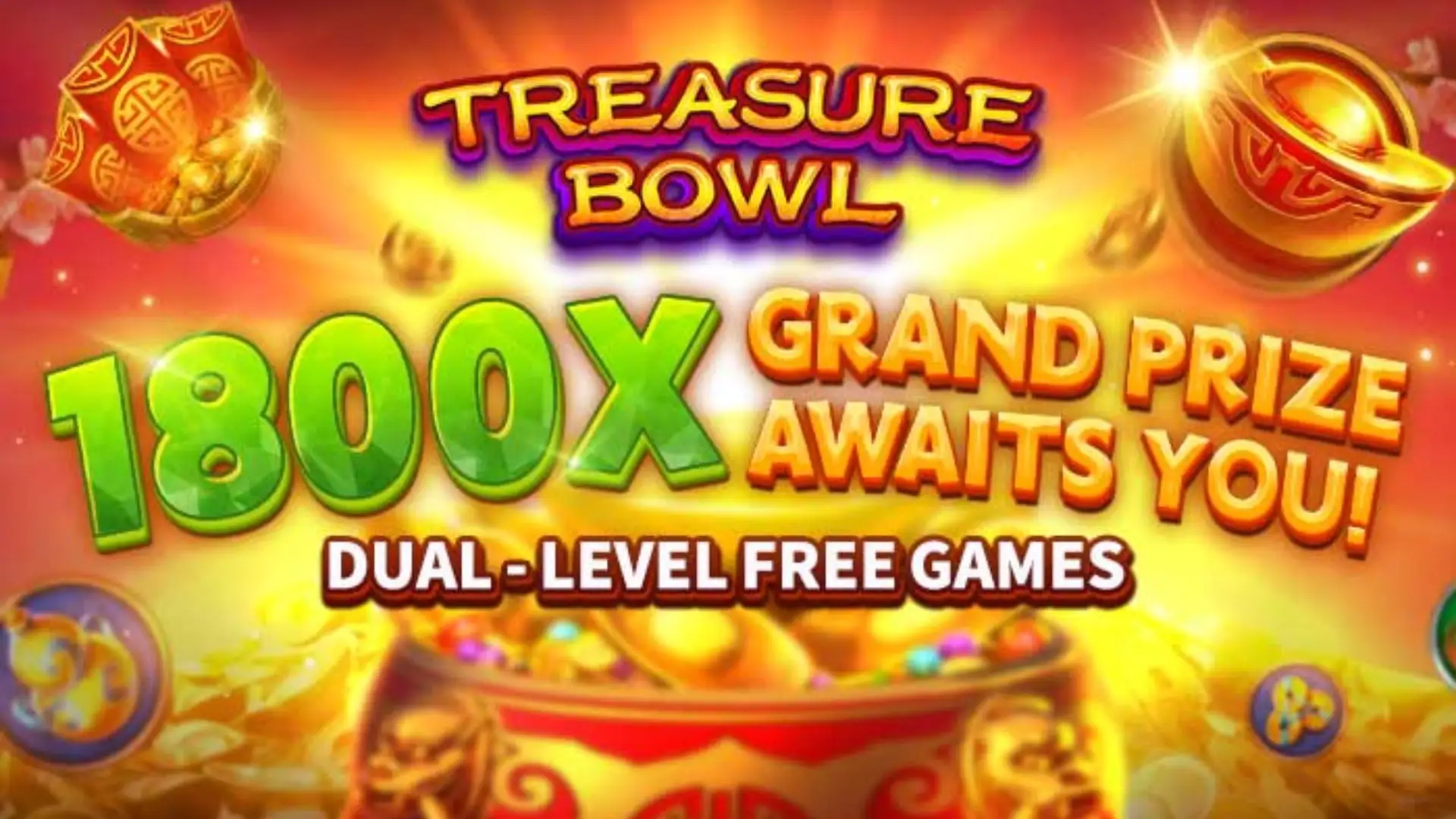 Multiplicadores Treasure Bowl 312bet - 7777x Máximo com Tigela Dourada